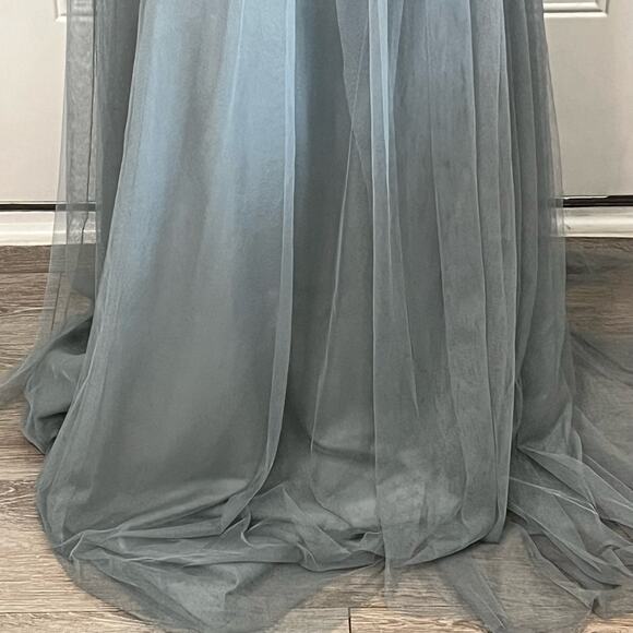 Jenny Yoo Collection Women's Column Dress Size 8 Annabelle Convertible Tulle - Picture 9 of 16